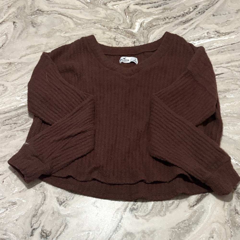 Hollister Chocolate Brown Women's Sweater